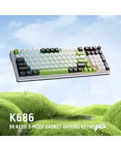 Redragon Eisa Max K686 3 Modes 98key Hot-swappable Rgb Mechanical Keyboard
