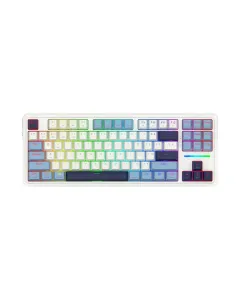 Redragon Antonium Pro K728 3 Modes Connection Backlightning Mechanical Keyboard - White & Blue