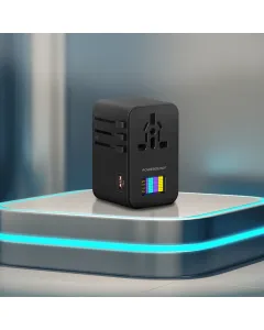 Powerology GaN 75W Universal Charger - Black