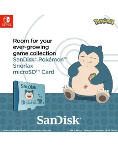 SanDisk - 1TB microSDXC UHS-I for Nintendo Switch 1 Pokémon