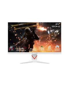 GAMEON GOAM24FHD180IPS Marksman Series 24" FHD, 180Hz, MPRT 0.5ms, HDMI 2.1, Fast IPS Gaming Monitor (Supports PS5) - White