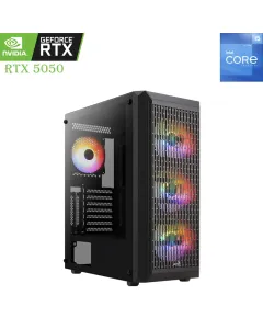 Gaming Pc Areocool Intel Core I5-12th Gen Rtx 5050 8gb, 1tb Ssd, 16gb Ram 
