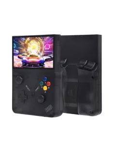 R43 Pro 4.3-inch LCD Screen Handheld Game Console 64GB - Transparent Black