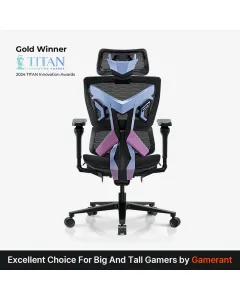 Andaseat X-air Pro Series Mesh Office Gaming Chair - Black Celeste