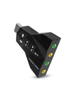 Virtual 7.1 USB 3D Sound Audio Card Adapter