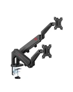 Gameon Go-5350 Dual Monitor Arm, Stand And Mount For Gaming And Office Use, 17" - 32", Each Arm Up To 9 Kg