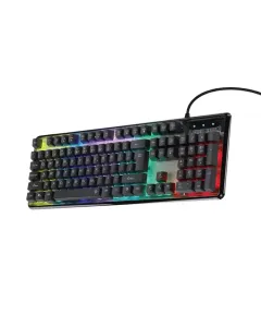 Porodo Gaming Lucid Gaming Keyboard (English/arabic) 104 Key - Black