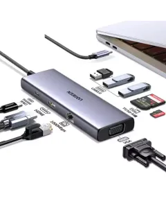 Ugreen 9-In-1 USB-C Hub (100W PD, 4K@60Hz HDMI)