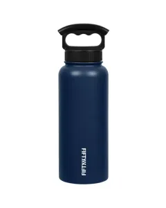 Fifty Fifty Vacuum Insulated Bottle 3 Finger Lid 1l - Navy