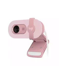 Logitech Brio 100 Full Hd 1080p Webcam With Integrated Privacy Shutter - Rose