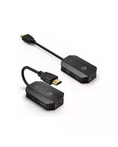 Powerology Wireless Hdmi Mirroring Adaptor Pair With Usb-c Cable Full Hd 1080p - Black