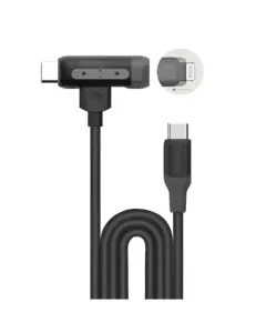 Momax 1-link Flow Duo 2-in-1 Usb-c To Lightning Braided Cable (1.5m) - Black