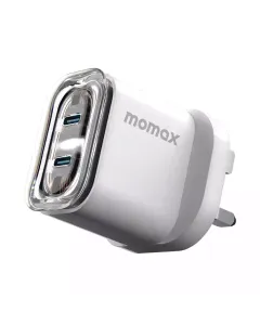 Momax 1-charge Flow 2-port 35w Gan Charger Usb-c