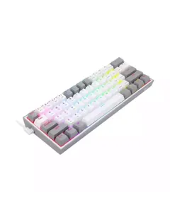 Redragon Fizz Pro K616 Rgb Wireless/wired Mechanical Gaming Keyboard - White/grey