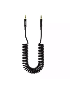 Porodo Aux 3.5 To 3.5 Coil Cable 1.2m - Black
