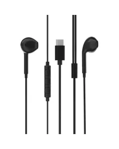 Powerology Stereo Usb-c Earphones 1.2m - Black