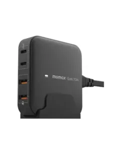 Momax One Plug 70w 4-port Desktop Charger (Uk) - Black