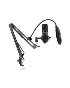 Twisted Minds W104 Professional Gaming & Streaming USB Condenser Microphone – Black