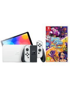 N.S – OLED Model w/ White Joy-Con - White WIith Free N.S DC Super Hero Girls: Teen Power- R2