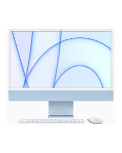 Apple Imac 24inch, Retina,4.5k Display,M1 Chip 8-core Cpu,8-core Gpu,512GB SSD 16GB Ram(A2438)(Arabic) - Blue