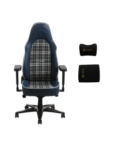 Hobot Vesper Height Adjustable Magnetic Headrest Plaid Fabric Gaming Chair