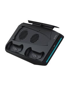 Porodo Gaming Multi-Function PS5 Cooling and Charging Hub - Black