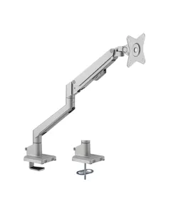 Lumi Single Monitor Thin Gas Spring Monitor Arm Ldt62-c012 - Matte Silver