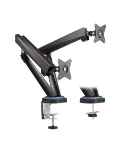 Lumi Dual Monitors Spring-assisted Pro Gaming Monitor Arm With Usb Ldt39-c024u