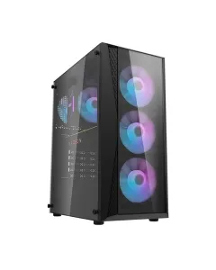 Darkflash Dk352 Plus Atx Gaming Pc Case - Black