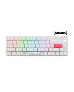 Ducky One 2 SF Gaming Keyboard - White - Arabic Layout