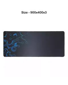 Gaming Mouse Pad - Black/Blue (900x400x3)