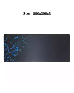 Gaming Mouse Pad - Black/Blue (800x300x3)