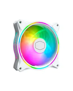 Cooler Master MFL-B2DW-18NPA-R1 FN1416 MasterFan MF120 Halo White Edition PC Case Fan with RGB