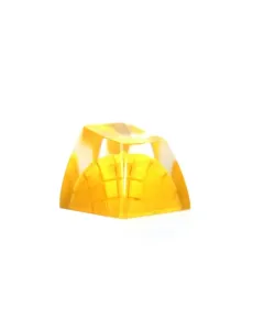 Zomoplus Vergo Customized SA R1 Profile Resin Mango Keycap For Mechanical Gaming Keyboard - Yellow