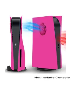 Ps5 Console (Cd Version) Replacement Shell (Face Plate) With Cooling Vents - Pink