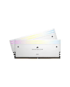 Corsair Dominator Titanium Rgb Ddr5 - 64gb (2x32gb) 6400mt/s Cl32 Memory Kit - White