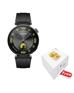 Huawei Watch Gt 4 41mm Fluoroelastomer Strap - Black With Free Huawei-gift