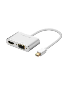 Ugreen Mini Dp To Hdmi + Vga Converter (Silver)