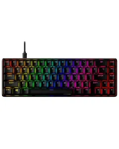 Hyperx Alloy Origins 65, Hx Red Rgb Wired Mechanical Gaming Keyboard (Us Layout) – Black