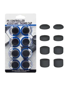 Ps5 Controller Assistant Thumb Cap 8pack - Black