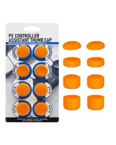 Ps5 Controller Assistant Thumb Cap 8pack - Orange