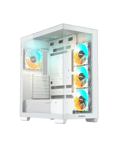 GIGABYTE C500 PANORAMIC STEALTH ICE Mid Tower Case - White