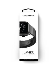 Viva Madrid Lavier Metal Watch Strap For Apple Watch 42/44/45MM - Black