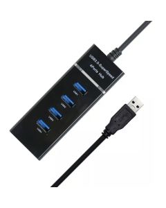 USB Super Speed , 3.0 Hub , 4 Ports , Black - 303