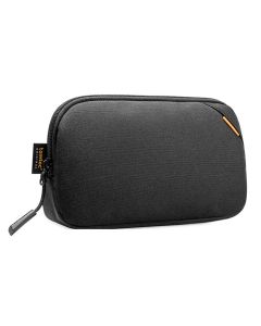 Tomtoc Recycled Portable Storage Pouch Bag Case Accessories Organizer - Black