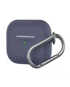 Ahastyle Silicone Keychain Case for Airpods 3 - Midnight Blue