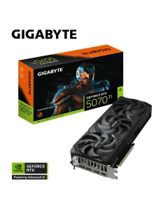 GIGABYTE NVIDIA GEFORCE RTX 5070 Ti WINDFORCE SFF 16GB GDDR7 DLSS 4 Graphics Card - Black