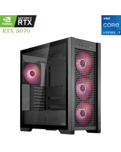 GAMING PC ASUS – Intel Core i7 14th Gen, RTX 5070 12GB, 1TB SSD, 16GB RAM - Black