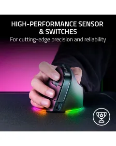Razer Pro Click V2 Vertical Wireless Mouse: 6 Button Ergonomic Design 46067