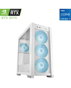 GAMING PC ASUS – Intel Core i7 14th Gen | RTX 5070 12GB | 1TB SSD | 16GB RAM White